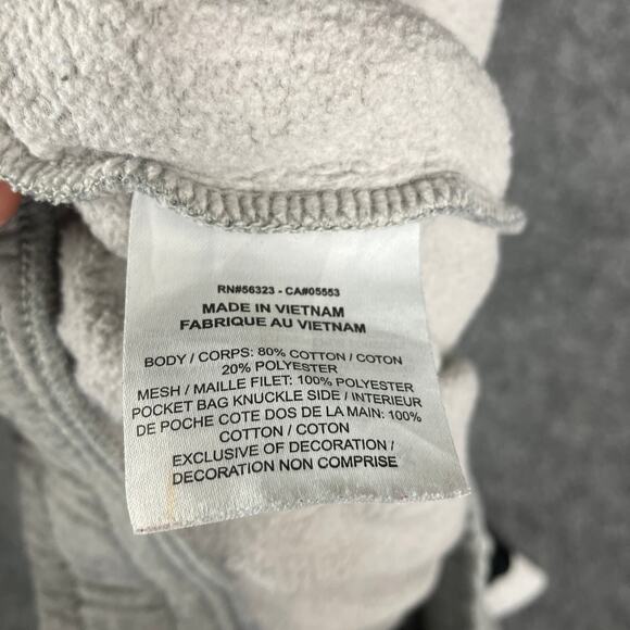 Nike Athletic Shorts Mens Size XL Gray Drawstring Mesh Trim Sporty Casual Gym - Picture 7 of 10